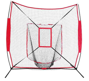 Red de Práctica Deportiva Resistente de 7'x7' para Béisbol y Sóftbol con Zona de <span class=keywords><strong>Strike</strong></span> Equipo de Entrenamiento para Bateo y Pitcheo - Product Image 2