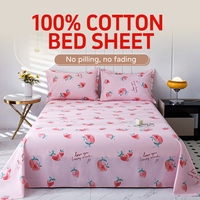 Parure de draps en coton 100 % personnalisée en gros – Draps-housses et draps plats super doux pour lits Queen et King Size