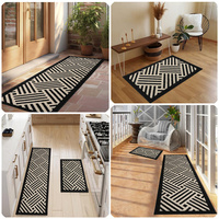 Ensemble de 2 tapis de cuisine antidérapants lavables en machine Tapis de cuisine absorbants pour chef