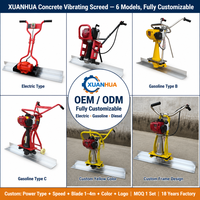 XUANHUA - Máquina Vibradora Portátil para Nivelación de Pisos de Concreto, 5200 r/min, Alta Eficiencia, 1 Año de Garantía