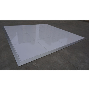 Plancher de danse en bois portable 1m x 1m pour mariage et fêtes, en contreplaqué - Product Image 2