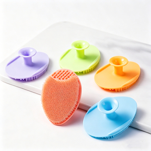 แปรงล้างหน้าซิลิโคนอเนกประสงค์สำหรับนวดรูขุมขนจมูกและอาบน้ำเด็ก - Product Image 1