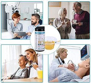 10 paramètre Test D'<span class=keywords><strong>urine</strong></span> Bandes Diabète UTI pH Test D'<span class=keywords><strong>urine</strong></span> Bandes URS-10T - Product Image 2