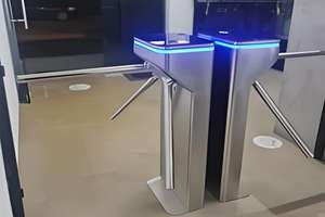 <span class=keywords><strong>Tourniquet</strong></span> de trépied en acier inoxydable anti-talonnage avec panneau supérieur en acrylique LED pour <span class=keywords><strong>Metro</strong></span> Office Stadium certifié CE ROHS - Product Image 6