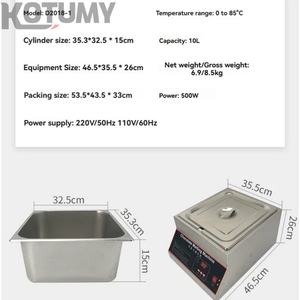 Chauffe-soupe électrique commercial 1/2/4 cylindre pour aliments, lait, nouvelle condition, chocolat, four à <span class=keywords><strong>fromage</strong></span> fondu pour noix et brie - Product Image 4