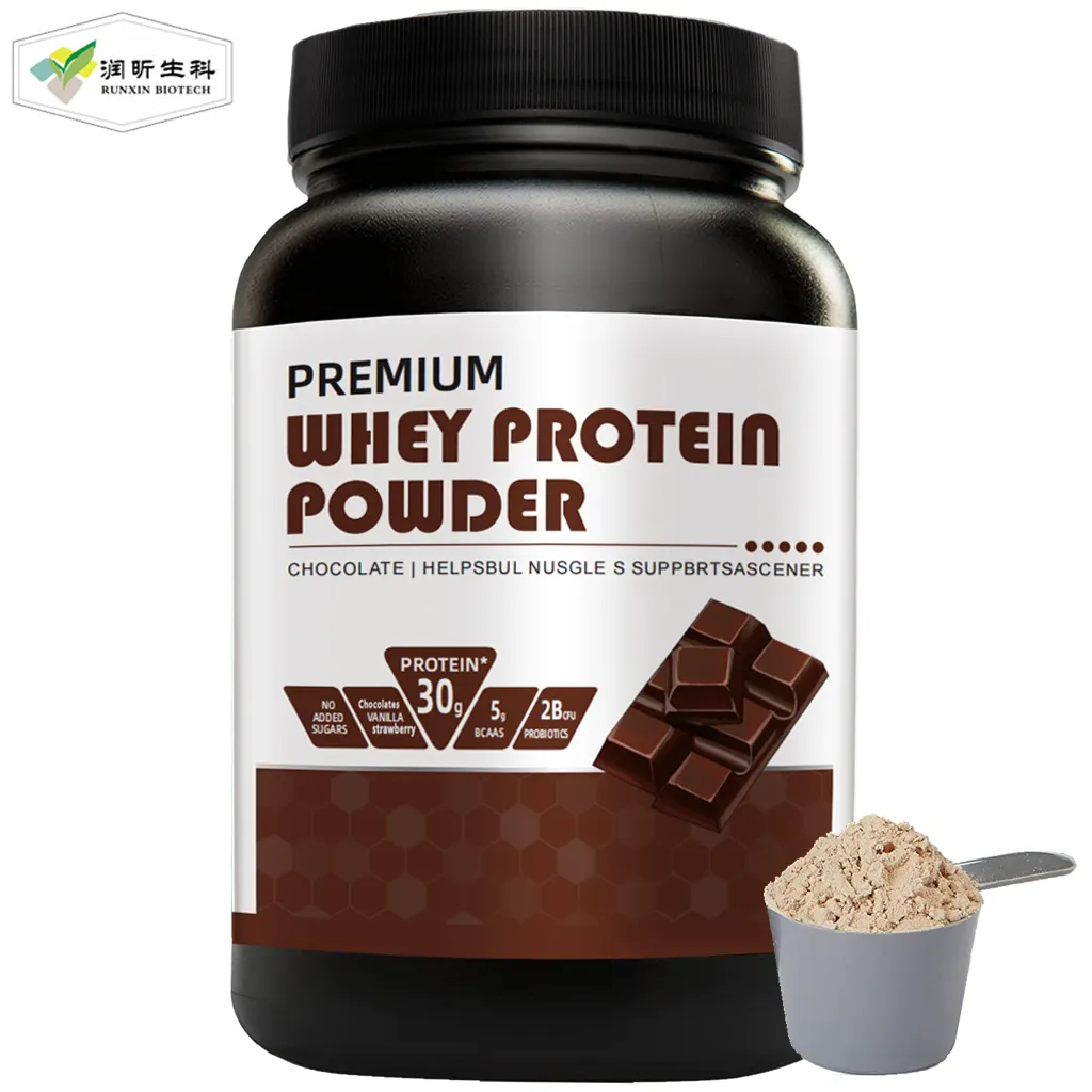 Poudre de protéines de lactosérum 100%, poudre d'isolat de protéines de lactosérum
