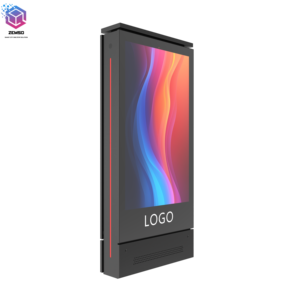 Tótem Digital Interactivo para Exteriores, Pantalla LCD de 65 Pulgadas, Doble Cara, con Soporte de Pie, para Señalización Digital y Kiosco de Información - Product Image 2