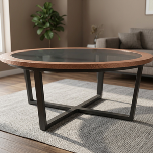 Table basse en bois moderne de haute qualité M-CT-1009 des meubles de salon durables avec rangement pour un usage domestique - Product Image 2