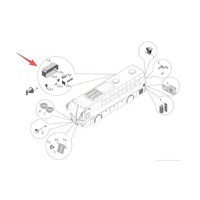 Pièces détachées pour bus Hangji, accessoires pour bus électriques, pièces de rechange pour bus 9324-00005, fusible 10A, pièces de rechange pour bus ZK6125 ZK6118 ZK6122HL