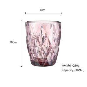 Bán buôn đồ thủy tinh, ly rượu màu, ly uống nước, ly thủy tinh ép màu xanh, cốc, ly uống rượu - Product Image 5