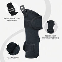 Nouvelle attelle de soutien pour genou de chien, immobilisation des fractures, sangle d'aide à la marche, protection des pattes des chiens blessés, anti-léchage