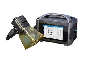 Goldenstar mesin penanda Laser serat penerbangan genggam portabel 20W sistem kontrol EZCAD kecepatan cepat dibawa DXF BMP tip Air - Product Image 4