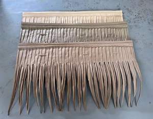 Commercio all'ingrosso protetto UV a prova di fuoco in PVC sintetico tegole di palma tetto di paglia per la casa simulato artificiale paglia simulata - Product Image 2