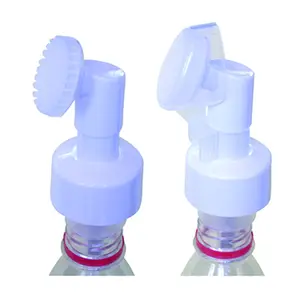 Lockable Cosmetic Cream Pump Head Plastic White Lotion Pump Lid
