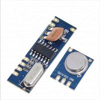433 metersHz 100 Meters Wireless Module Kit ASK Transmitter STX882 + ASK Receiver SRX882 + 2Pcs Copper Spring Antenna