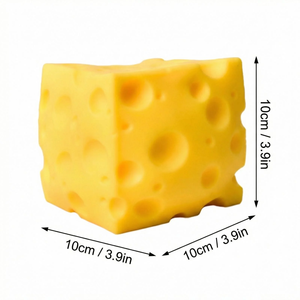 Juguetes Antiestrés de Queso para Adultos y Niños, Pelota Antiestrés de Queso Gigante para Aliviar la Ansiedad, Juguetes de Queso Grandes y Blandos - Product Image 3