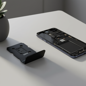 Tiroir pour carte SIM pour Oppo Reno8 Pro 4G Noir - Product Image 3