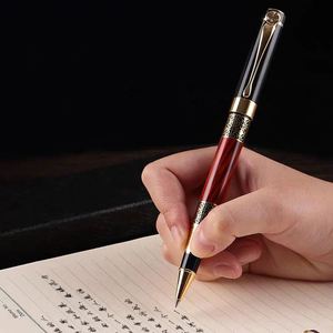 Bolígrafo Metálico Estilo Chino, Bolígrafo de Tinta Neutra, Diseño Hueco de Alta Gama, Juego de Bolígrafos en Caja para Regalo Empresarial o Publicitario - Product Image 3