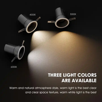 Usine COB LED Spot Aluminium Plafond Intérieur Encastré 5w 7w 10w 12w 18w LED lumière