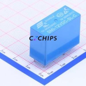 SMI-12VDC-SL-C10A250VAC Power Relay DIP,13x29.2mm Relay 12V 1 Changeover: 1C (SPDT-Changeover)::: 5 250V-AC - Product Image 1