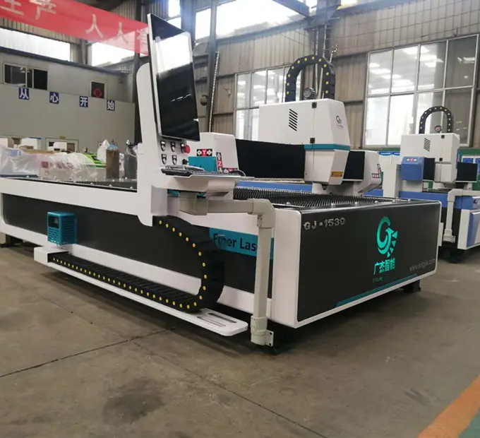 GJ1530 1000w fiber laser cutting machine for carbon Aluminum