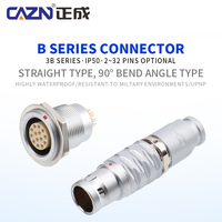 Conector Circular Macho FGG Serie 3B de 2-30 Pines, Cable de Conexión FGG.3B.308.CLAD72Z