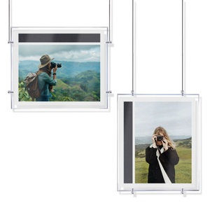 Factory Wholesale Acrylic Panel Advertising Light Box Display Magnetic <b>Frame</b> Slim Crystal Light Box Display - Product Image 1