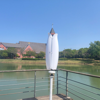 Éolienne verticale 1000W 10kW en forme de tulipe VAWT, sortie 96V 220V pour système énergétique domestique