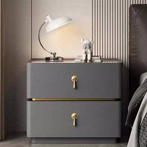 Bán buôn Tủ đầu giường OEM ODM hai ngăn kéo không thấm nước bảng đá bề mặt tùy chỉnh kích thước cao cấp đầu giường cho phòng ngủ - Product Image 6
