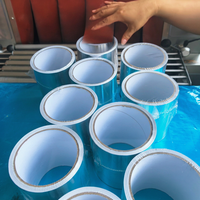 Ruban adhésif en aluminium de qualité industrielle, ruban métallique à forte adhérence pour l'étanchéité des conduits et la protection thermique, ruban de protection haute température