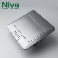 Tomacorrientes Eléctricos para Piso, Tomacorrientes Metálicos Ocultos para Piso, Tomacorrientes Emergentes Estándar Personalizados WD03