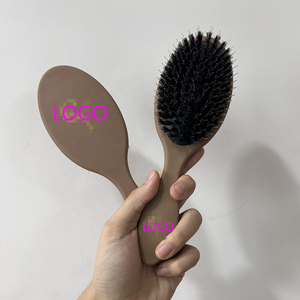 Brosses à <span class=keywords><strong>cheveux</strong></span> en poils de sanglier de haute qualité avec poils de sanglier en nylon Extensions de <span class=keywords><strong>cheveux</strong></span> en poils naturels et <span class=keywords><strong>brosse</strong></span> à <span class=keywords><strong>cheveux</strong></span> <span class=keywords><strong>fins</strong></span> - Product Image 5