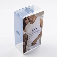 Boîte d'emballage en plastique pour sous-vêtements pour hommes, boîtes personnalisées pour l'emballage de sous-vêtements