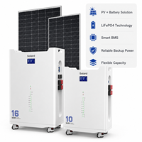 Paquete de Baterías de Iones de Litio Apilables Solard de 51V 200Ah con Monitoreo Inteligente WIFI, 8000 Ciclos, Celdas de Grado A, Energía Residencial de 10kWh