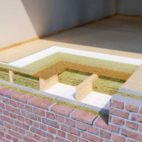 Manta de Lana de Roca Térmica con Revestimiento de Aluminio ASTM E84 ULC A1 R13/R19 50-100mm para Aislamiento de Techos y Edificios HVAC
