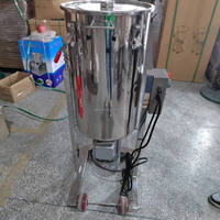 Commerciële voedselmixer, heavy-duty, 304 roestvrij staal, fruit- en groenteblander, geschikt voor groenten, fruit en granen
