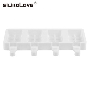 Celosía de silicona con forma de crema de hielo molde casera helado molde hecho a mano DIY hielo lechón molde - Product Image 6