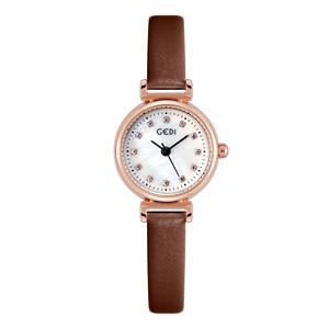 นาฬิกาควอตซ์สำหรับผู้หญิงประดับเพชรหน้าปัดเล็กสุดหรูพิเศษสำหรับเทศกาลคริสต์มาส - Product Image 6