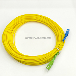Cable de Conexión Óptica de Alta Calidad, Monomodo, 1 Núcleo, 3.0mm, Revestimiento LSZH, 15 Metros, SC/UPC a SC/APC, para Telecomunicaciones - Product Image 2