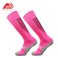 Chaussettes de football personnalisées de haute qualité Chaussettes de sport antidérapantes pour l'équipage