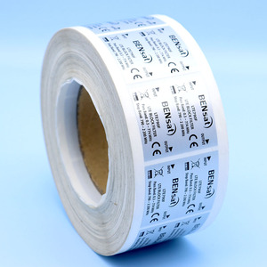 custom heat resistant <b>waterproof</b> thermotolerant packaging <b>label</b> for electrical products - Product Image 2