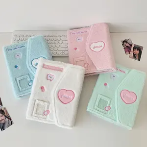 Álbum de tarjetas KPop de 4 cuadrículas para Instax, álbum de fotos de hojas sueltas con almacenamiento, tarjetas de ventilador, álbumes de fotos conmemorativos - Product Image 3