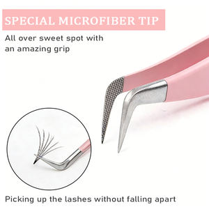 Ensemble <span class=keywords><strong>de</strong></span> pinces à épiler pour extensions <span class=keywords><strong>de</strong></span> <span class=keywords><strong>cils</strong></span> et sourcils, haute précision, durables, en acier inoxydable, pointe courbée et droite, pinces à <span class=keywords><strong>cils</strong></span>, <span class=keywords><strong>faux</strong></span> <span class=keywords><strong>cils</strong></span> - Product Image 3