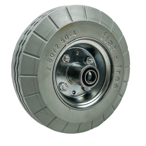 2.80/2.50-4 Inch Solid Pu Foam Tire <b>Flat</b> Free For Handcarts Industrial Use - Product Image 2