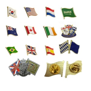 Pin de Solapa Personalizado con Bandera de Arabia Saudita, Siria, Kenia, Texas, Pakistán, Catar, Sri Lanka, Estados Unidos, en Plata y Oro - Product Image 6