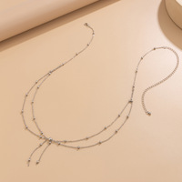 Chaîne de taille personnalisée en laiton et fer, bijoux de corps perlés pour bikini, chaîne de ventre réglable pour femme, accessoires de plage estivaux