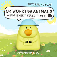 Oshid Custom Blind Box Cute 3D Animal Toy Keycap for Clicker Keychain - for Custom Keycaps Mechanical Keyboard