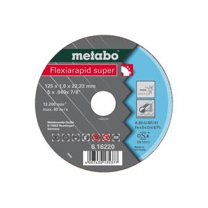 METABO - 616216000 Disco superfino Flexiarapid super, Inox (multi-pack) - EAN 4007430135339 DISCOS DE CORTE ABRASIVOS - Product Image 1