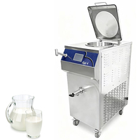 Machine de pasteurisation et de stérilisation automatique en acier inoxydable pour lait, crème glacée et yaourt, 60L