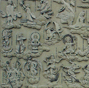 Tượng Điêu Khắc Hình Tượng Phật Vajrapani, Tượng Trang Trí Nhà Cổ Tượng Chạm Nổi Bên Ngoài Bức Tường Thần Bằng Đá Trung Quốc - Product Image 2